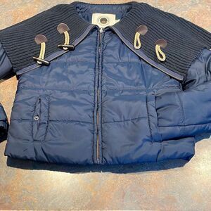 Anthropologie Daughters of the Liberation Puffer Cape Jacket Small